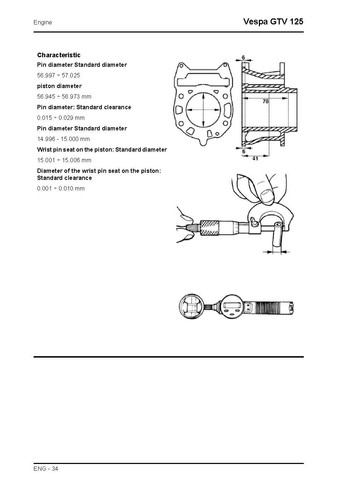 Piaggio Vespa service workshop manual 2008 Vespa GTV 125 - Picture 10 of 12