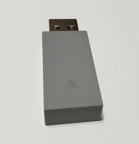 NEW OEM Sony PlayStation Gold Wireless Headset USB Adapter CUHYA-0082 - GRAY - Picture 7 of 10