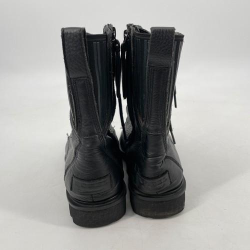 Botas de Combate SOREL 7.5 Phoenix para Mujer Cuero Negro Con Cordones Cremallera Lateral NL3003-010 - Imagen 4 de 9