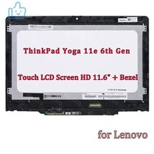 HD 11.6" for Lenovo ThinkPad Yoga 11e 6th Gen LCD Touch Screen w/ Bezel Display