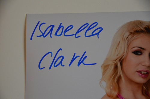 Isabella Clark Sexy Erotik Nude Model 20x30cm Foto Autogramm