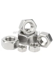 4# 6# 8# 10# 12# 1/4" 5/16" 3/8" 1/8" 5/32" 3/16" Hex Nuts 304SS Inch Nut A2