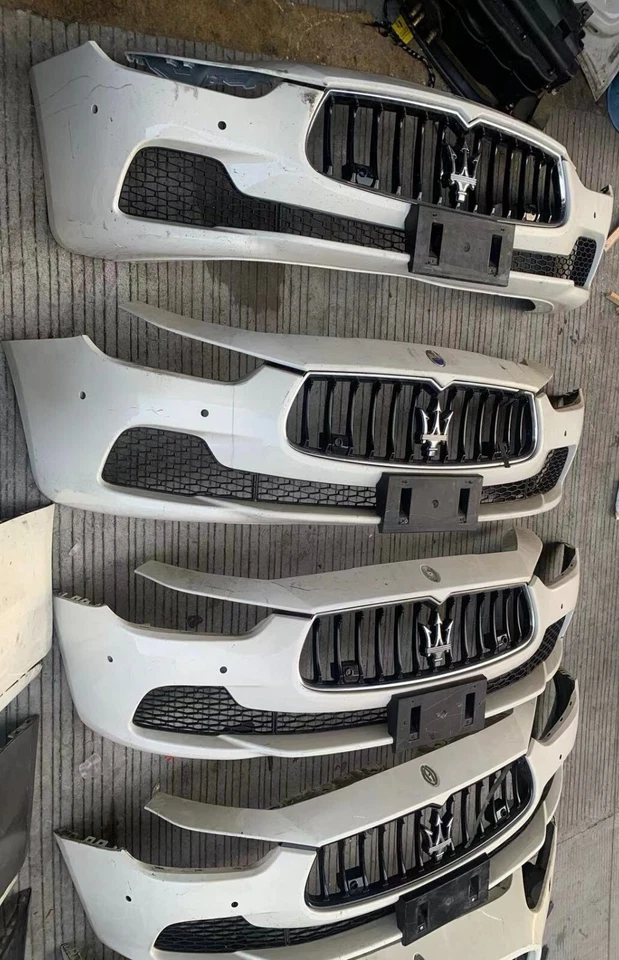 PARAGOLPES DELANTERO MASERATI GHIBLI 2014 2015 2016 2017 2018 OEM con juego de parrilla Foto 3 de 4