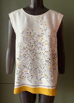 LORO PIANO blouse / size 40 IT , 100% silk, RRP 1100$ , AUT