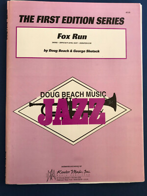 Fox Run, Doug Beach & George Shutack, Big Band Arrangement