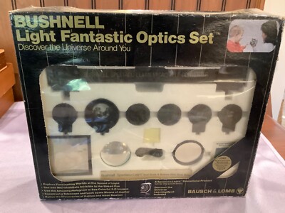 BUSHNELL Light Fantastic Educational Optics Set Bausch and Lomb Incomplete