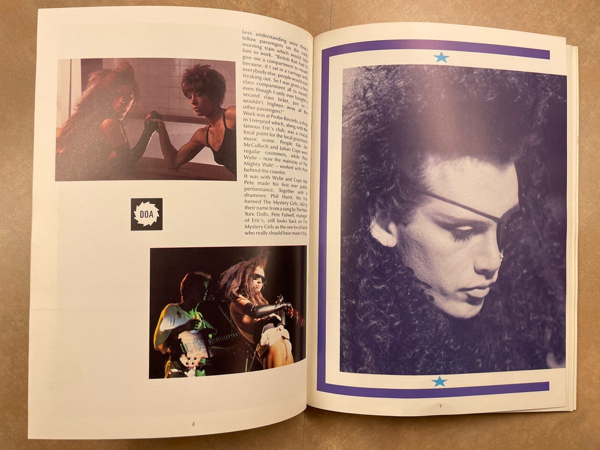 DEAD OR ALIVE/Pete Burns RARE 1985 VINTAGE!Bio & Photo Book Jo-Ann 
