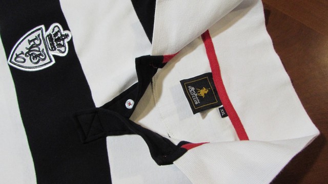ROYAL BERKSHIRE POLO CLUB(XXL/2XL) Polo shirts.White-Black stripe.100%Cotton.EUC | eBay