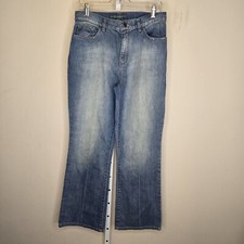 Lauren Jeans Co. Ralph Lauren Women's Size 10 Bootcut Blue Denim Jeans