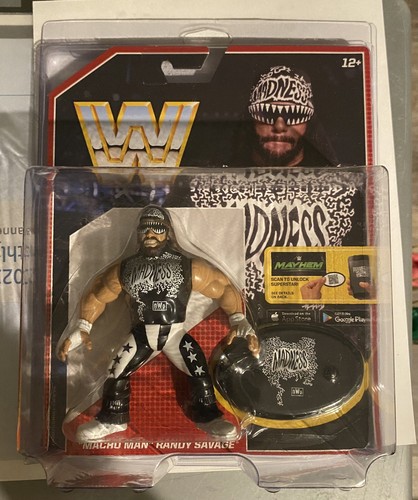 WWE Randy Savage Mattel Retro  W/Protector 2017 Ma...