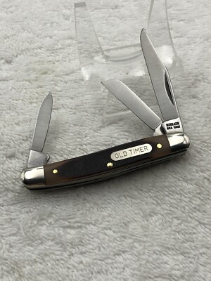 Schrade Old Timer 108OT Junior 3 Blade Stockman Made In USA