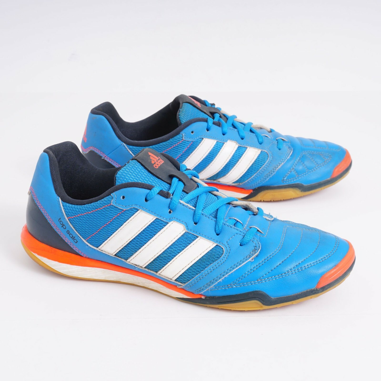 blue leather adidas