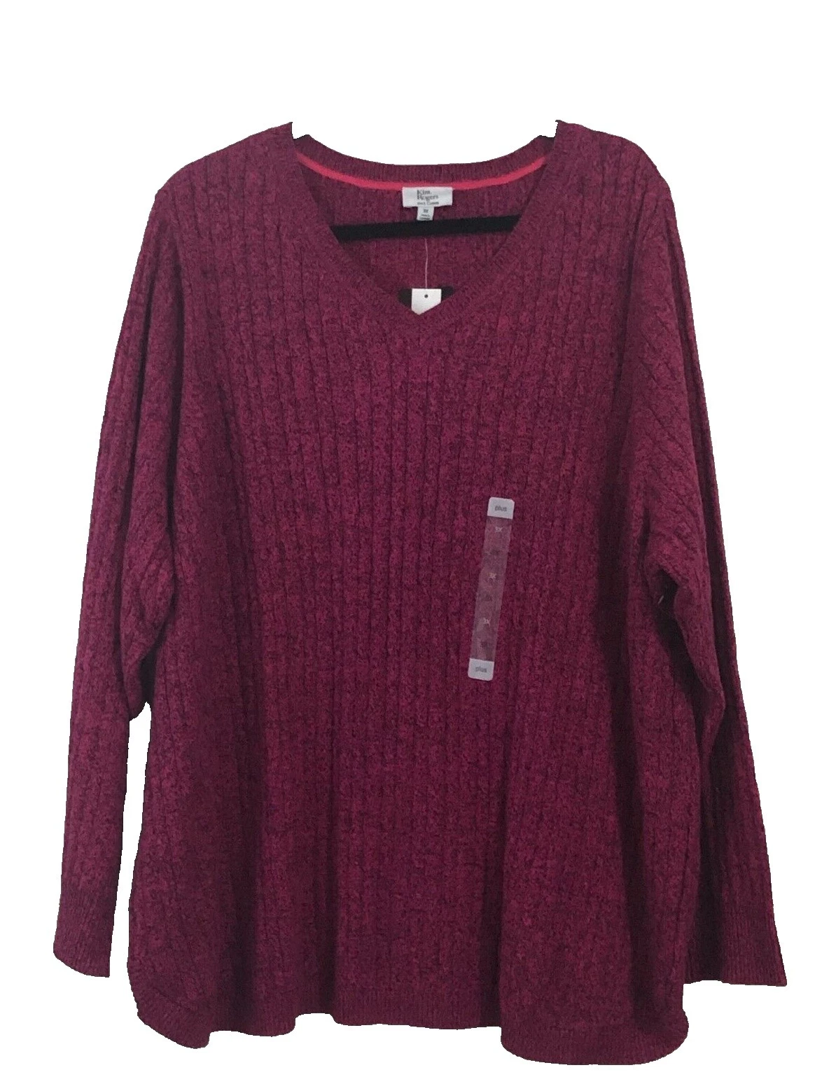 Kim Rogers V-Neck Regular Size Sweaters for Women