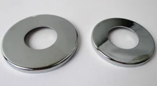 Mid USA Chrome Dust Covers Upper & Lower Bearing Covers for Harley Triple Tree