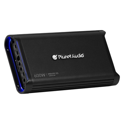 Planet Audio Mini Bang Series 600W 2-Channel Class D Amplifier