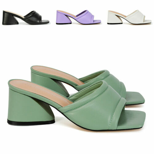 Mules Kiara Shoes - Talon 11cm, Tissu Argenté, Pointures 35 à 41