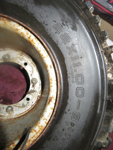 1983 84 85 HONDA ATC110 oem original wheel rim w tire atc - Picture 4 of 6