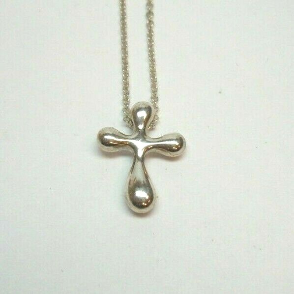 【Tiffany & Co.】Elsa Peretti Cross Pendant 海外限定 Tiffany & Co Silver Elsa Peretti 22mm Cross Crucifix Pendant