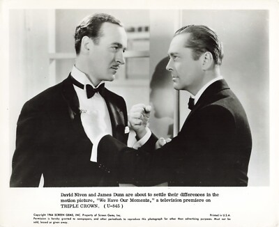 David Niven James Dunn Movie Photo 8x10 We Have Our Moments 1964 Film  *P57a