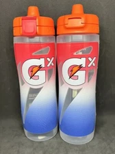 Gatorade Gx 30 oz Refillable Bottle X2- Faded Flag USA Olympic Team Bottle