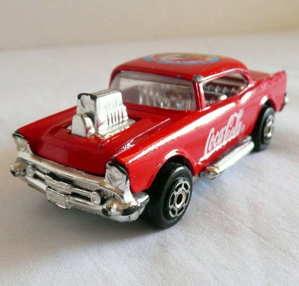 【超レア】 MajoRETTE 1957 シェビー Majorette #223 '57 Chevy Hot Rod Light Blue 