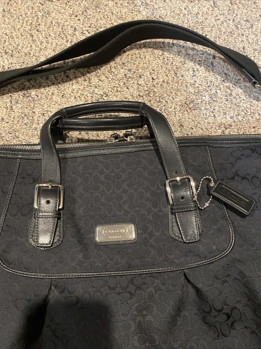 COACH VOYAGE SIGNATURE CABIN DUFFLE BAG LUGGAGE SUITCASE COACH VOYAGE SIGNATURE CABIN DUFFLE BAG LUGGAGE SUITCASE