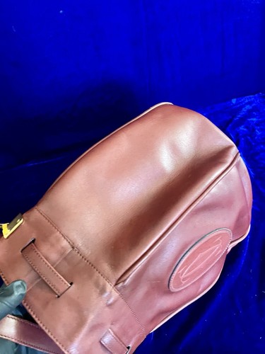 Cartier Bag Shoulder Crossbody Bucket Large Size Leather Pouch Case Bag Backpack - Picture 12 of 16