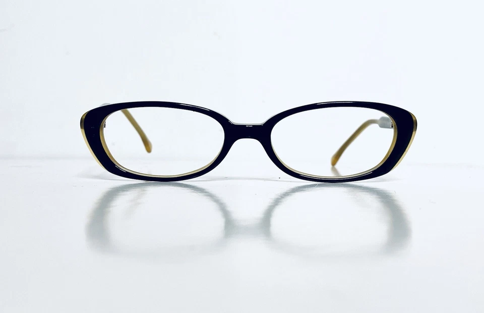 Gafas DKNY Negro y Amarillo Ojo de Gato Marco Ovalado Italia DY 6806 48 17 130 Foto 2 de 4