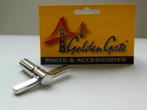 Banjo Parts Bracket Wrench 1/4" T Shaped Nickel Plated New ~Free U.S. Shipping~