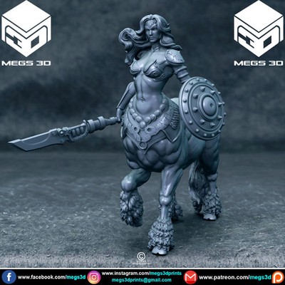 female Centaur miniature | Fantasy Miniature | DnD miniatures | DND | Tabletop 