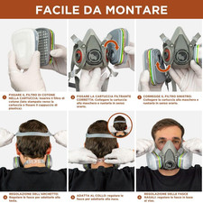 Mascherina antipolvere con valvola FFP1 (per 10 pcs) P101 - Portwest P101WHR