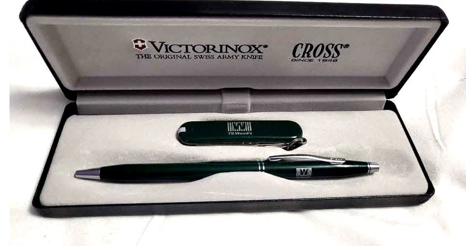 Navaja suiza Cross Classic Century brillante doble banda verde bolígrafo/Victorinox Foto 2 de 4