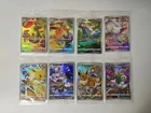 4 Set Pokemon Chinese 2024 Eevee Display Frame Box Complete 8 Promo Sealed