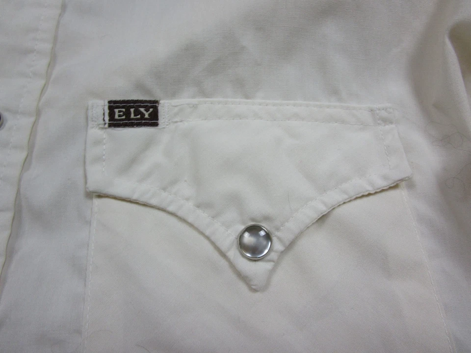 Camisa Western Vintage Ely Plains Rider Perla Snap Gaucho Bordada Querida (L) Foto 4 de 4
