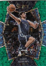 Santi Aldama 2021-22 Select Premier Green Disco RC Memphis Grizzlies #101 /5 ZR
