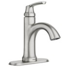 American Motorhome RV Satin Single Lever Bathroom Tap Moen Wellton 84980srn