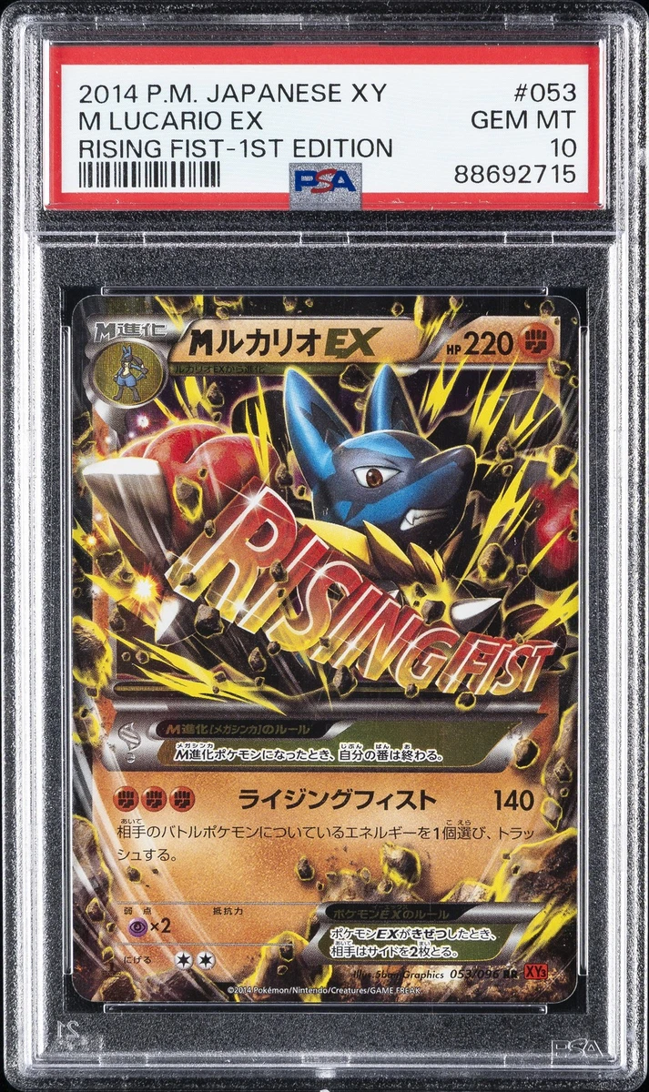 Lucario Pokémon TCG XY Japanese Individual Collectible Card Game