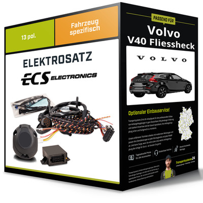 Elektrosatz 13-pol spezifisch für VOLVO V40 Fliessheck 03.2012-jetzt NEU