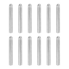12 Pcs 3x22 mm 304 Stainless Steel Round Head Flat Chamfered End Dowel Pins
