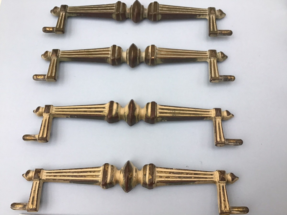 5 Drawer Pulls Henry Link Faux Bamboo Dresser Handles Regency Bali