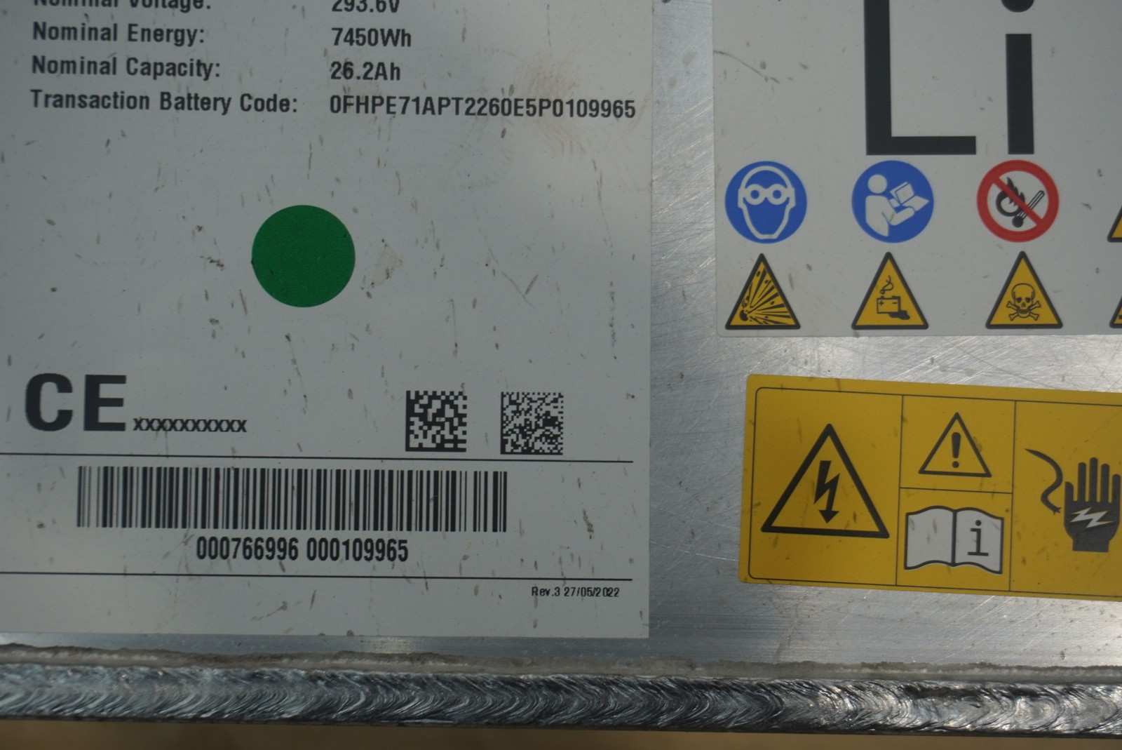 Hybrid Battery Ferrari 296 GTB GTS HVB 171 High Voltage Li-Ion Power Pack 766996