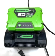 Greenworks Lithium Pro 60V 2.0 Ultrapower Battery With Battery Charger OEM