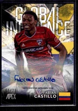2016 Topps Apex MLS Global Influance auto 9/25 Fabian Castillo FC Dallas
