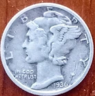 1936 mercury dime