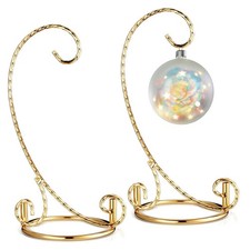 2 Pcs Ornament Display Stand - Small Twisted Ornament Hanger Stand Holder Han...