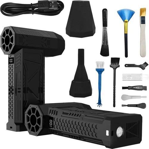 150000RPM Three-speed Adjustable Air Blower Dust Collector Suitable for Computer - 第 1/8 張圖片