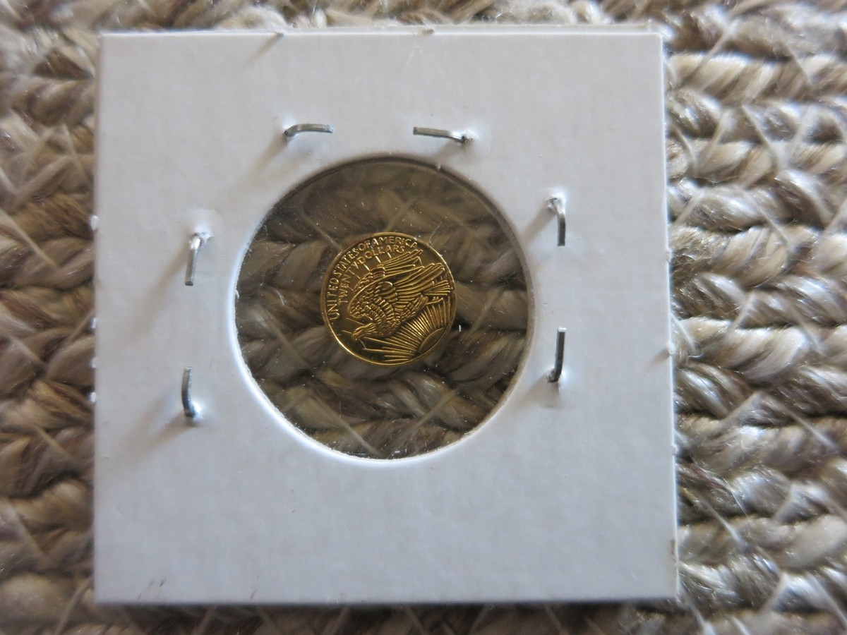 1908 ST GAUDENS LIBERTY $20 MINATURE GOLD COIN 0.9 GRAMS | eBay