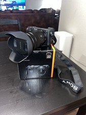 Sony a6400 Mirrorless Digital Camera Black. Sony 16-50, Sigma 50mm, Sony 18-105