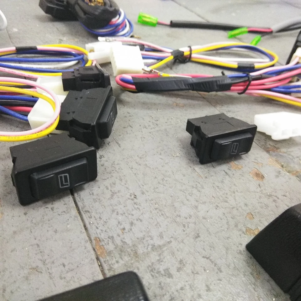 Early Studebaker 4-дверное преобразование двигателя стеклоподъемника 7 переключателей плоское стекло LARK - Изображение 2 из 4