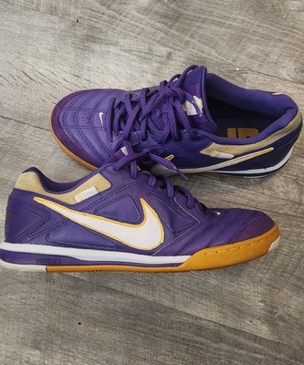 Nike Shoes Mens 8.5 SB Gato Indoor Soccer Sneakers Purple Lakers Low 415123-508
